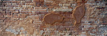 Close-up of a brick wall, Venice, Veneto, Italy von Panoramic Images