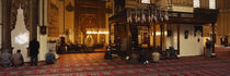 Group of people praying in a mosque, Ulu Camii, Bursa, Turkey by Panoramic Images