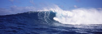 Rough waves in the sea, Tahiti, French Polynesia by Panoramic Images