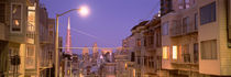 City At Night, San Francisco, California, USA von Panoramic Images