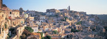 Houses in a town, Matera, Basilicata, Italy by Panoramic Images