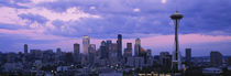 Skyscrapers in a city, Seattle, Washington State, USA von Panoramic Images