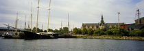 Sailboats moored at the harbor, Djurgarden, Stockholm, Sweden von Panoramic Images