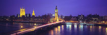 Panorama Print - England, London, Parlament, Big Ben von Panoramic Images