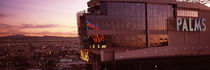 Hotel lit up at dusk, Palms Casino Resort, Las Vegas, Nevada, USA von Panoramic Images