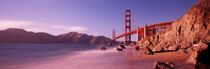 Bridge across a sea, Golden Gate Bridge, San Francisco, California, USA by Panoramic Images