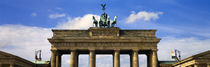 High section view of a memorial gate, Brandenburg Gate, Berlin, Germany von Panoramic Images