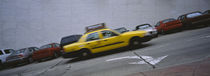 Taxi running on the road, San Francisco, California, USA by Panoramic Images