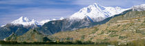 Mountains, Canton Of Valais, Switzerland von Panoramic Images