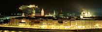 Cityscape night Salzburg, Austria by Panoramic Images