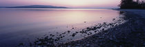 Beach at sunset, Lake Constance, Germany von Panoramic Images
