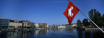 Buildings at the waterfront, Geneva, Switzerland by Panoramic Images