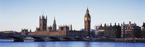Houses of Parliament, Thames River, Westminster Bridge, London, England by Panoramic Images