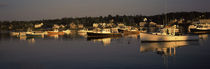 Boats moored at a harbor, Bass Harbor, Hancock County, Maine, USA by Panoramic Images