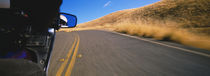 Motorcycle on a road, California, USA by Panoramic Images