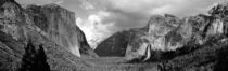 Yosemite National Park, Low angle view of rock formations in a landscape by Panoramic Images