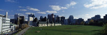 Skyscrapers in a city, McGill University, Montreal, Quebec, Canada by Panoramic Images