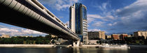 Bridge across a canal, Moscow, Russia by Panoramic Images