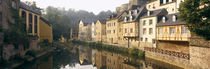 Buildings along a river, Alzette River, Luxembourg City, Luxembourg von Panoramic Images