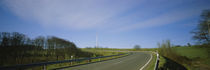 Empty road passing through a landscape, Freisen, Germany von Panoramic Images