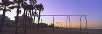 Swings on the beach, Santa Monica, Los Angeles County, California, USA von Panoramic Images