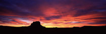 Buttes at sunset, Chaco Culture National Historic Park, New Mexico, USA von Panoramic Images