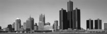 Skyscrapers In The City, Detroit, Michigan, USA by Panoramic Images