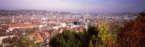 High angle view of a city, Stuttgart, Baden-Württemberg, Germany von Panoramic Images