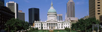 Facade of a courthouse, Old Courthouse, St. Louis, Missouri, USA by Panoramic Images
