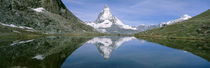 Lake, Mountains, Matterhorn, Zermatt, Switzerland von Panoramic Images