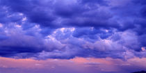 Panorama Print - Schweiz, Kumulus Wolken, Sturm von Panoramic Images