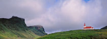 Church In The Landscape, Vik I Myrdal, Iceland by Panoramic Images