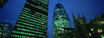 Swiss Re Tower, London, England by Panoramic Images