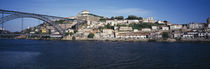 Panorama Print - Gebäude an der Uferpromenade Douro River, Porto, Portugal von Panoramic Images