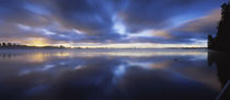 Panoramic view of a river, Vuoksi River, Imatra, Finland by Panoramic Images