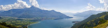 Mountain range at the lakeside, Lake Como, Como, Lombardy, Italy by Panoramic Images