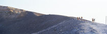 Group of people on a mountain, Vulcano, Aeolian Islands, Italy by Panoramic Images