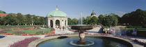 Germany, Munich, Hofgarten, Tourist sitting in the park by Panoramic Images