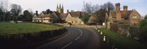 Houses along a road, Penhurst, Kent, England von Panoramic Images