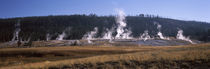 Steam rising from a hot spring, Yellowstone National Park, Wyoming, USA von Panoramic Images