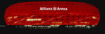 Soccer Stadium Lit Up At Night, Allianz Arena, Munich, Germany von Panoramic Images