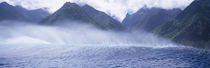 Rolling waves and mountains, Tahiti, French Polynesia by Panoramic Images