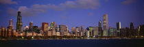 Buildings at the waterfront, Lake Michigan, Chicago, Illinois, USA by Panoramic Images