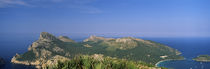 Island in the sea, Cap De Formentor, Majorca, Balearic Islands, Spain von Panoramic Images