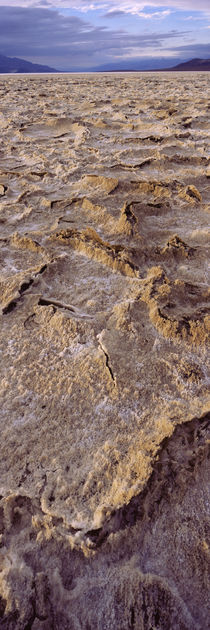 Textured salt flats, Death Valley National Park, California, USA von Panoramic Images