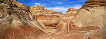 Canyon on a landscape, Vermillion Cliffs, Arizona, USA by Panoramic Images