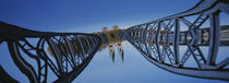 Low Angle View Of A Bridge, Blue Bridge, Freiburg, Germany by Panoramic Images
