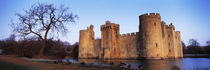 Moat around a castle, Bodiam Castle, East Sussex, England by Panoramic Images