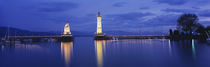 Germany, Lindau, Reflection of Lighthouse in the lake Constance von Panoramic Images