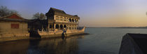 Marble Boat In A River, Summer Palace, Beijing, China by Panoramic Images